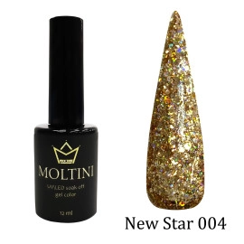 Moltini, Гель-лак New Star 4 Moltini, Гель-лак New Star 4